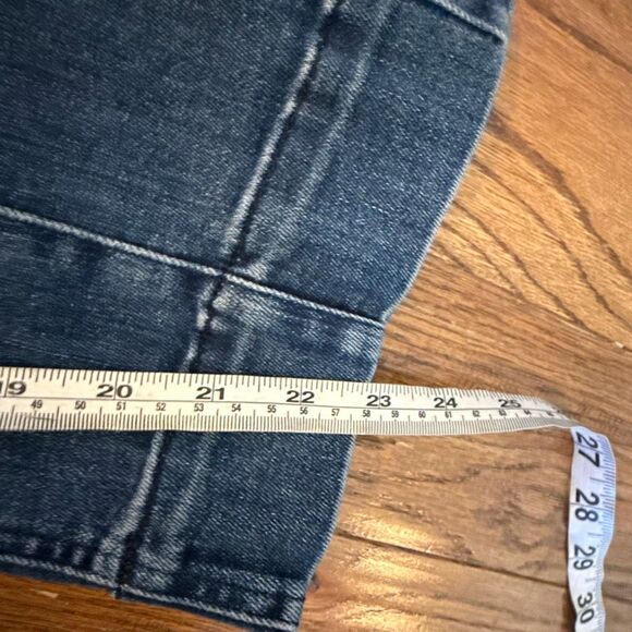 Anthropologie Pilcro 70’s the high rise slim crop seam front jeans 28 - Picture 6 of 15